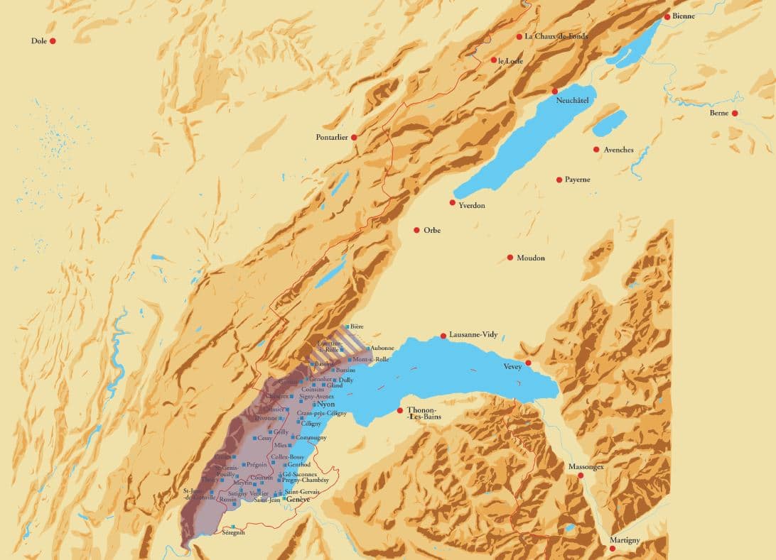 Plan de l’étendue présumée de la Colonia Iulia Eq