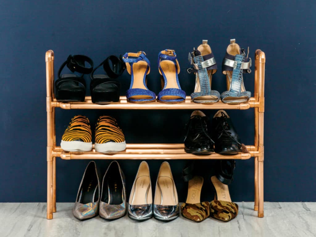 rangement-chaussures-cuivre