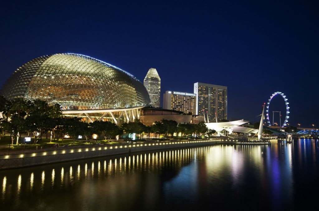 esplanade theatres singapore cogestim night biomimicry biomimetisme biomimetism
