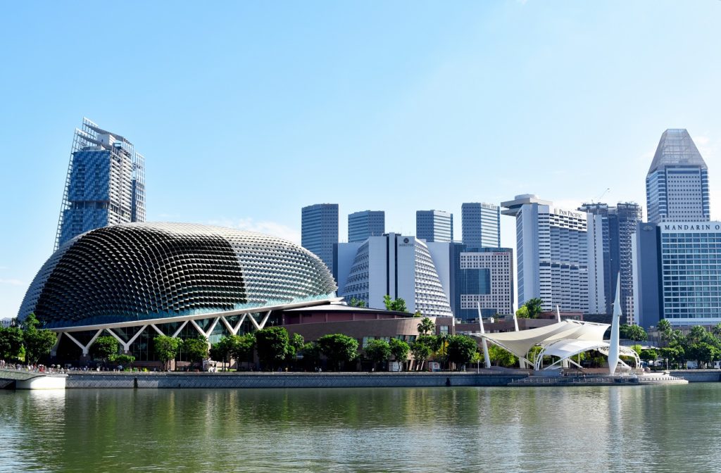 esplanade theatres biomimetism biomimicry cogestim bay singapore
