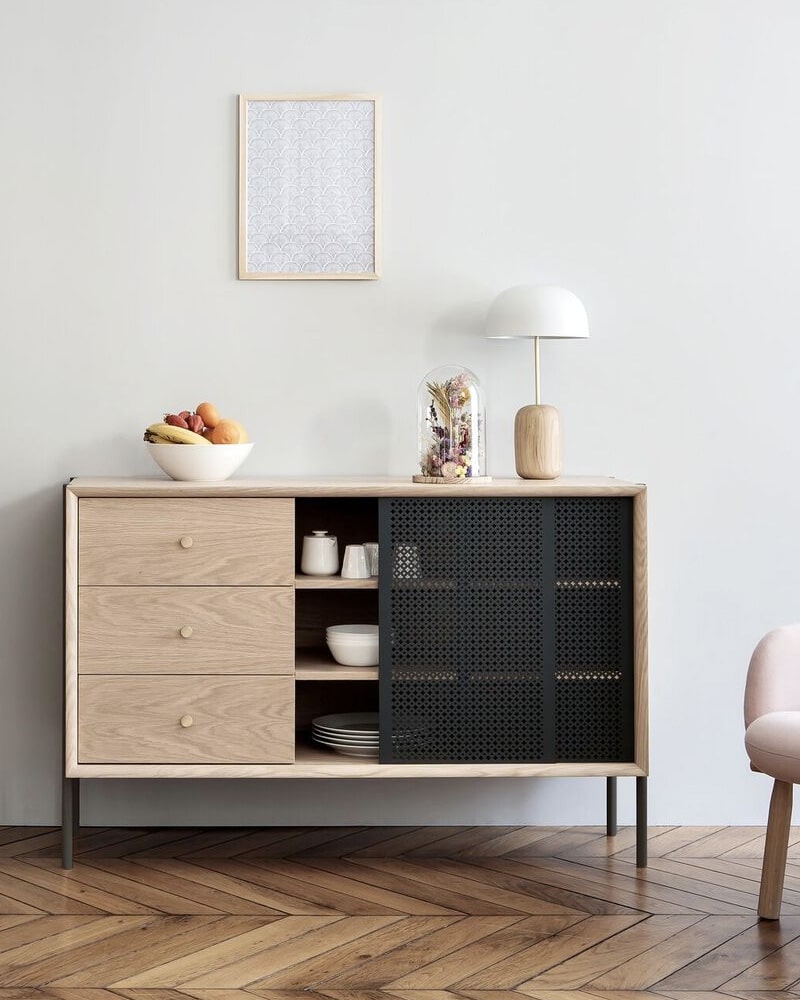 cogestim toctoc cannage buffet meubles tendance déco décoration