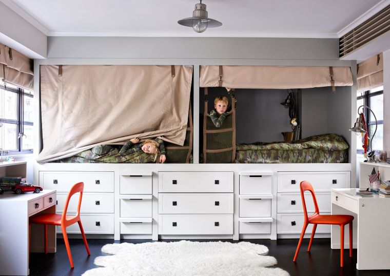 lits enfilade cogestim enfants chambre