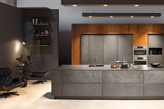 béton cuisine moderne cogestim pinterest
