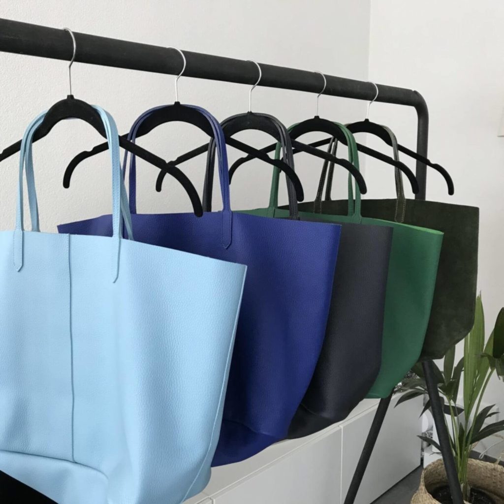 Cabas en cuir, geraldinestyleshop, sacs, géraldine