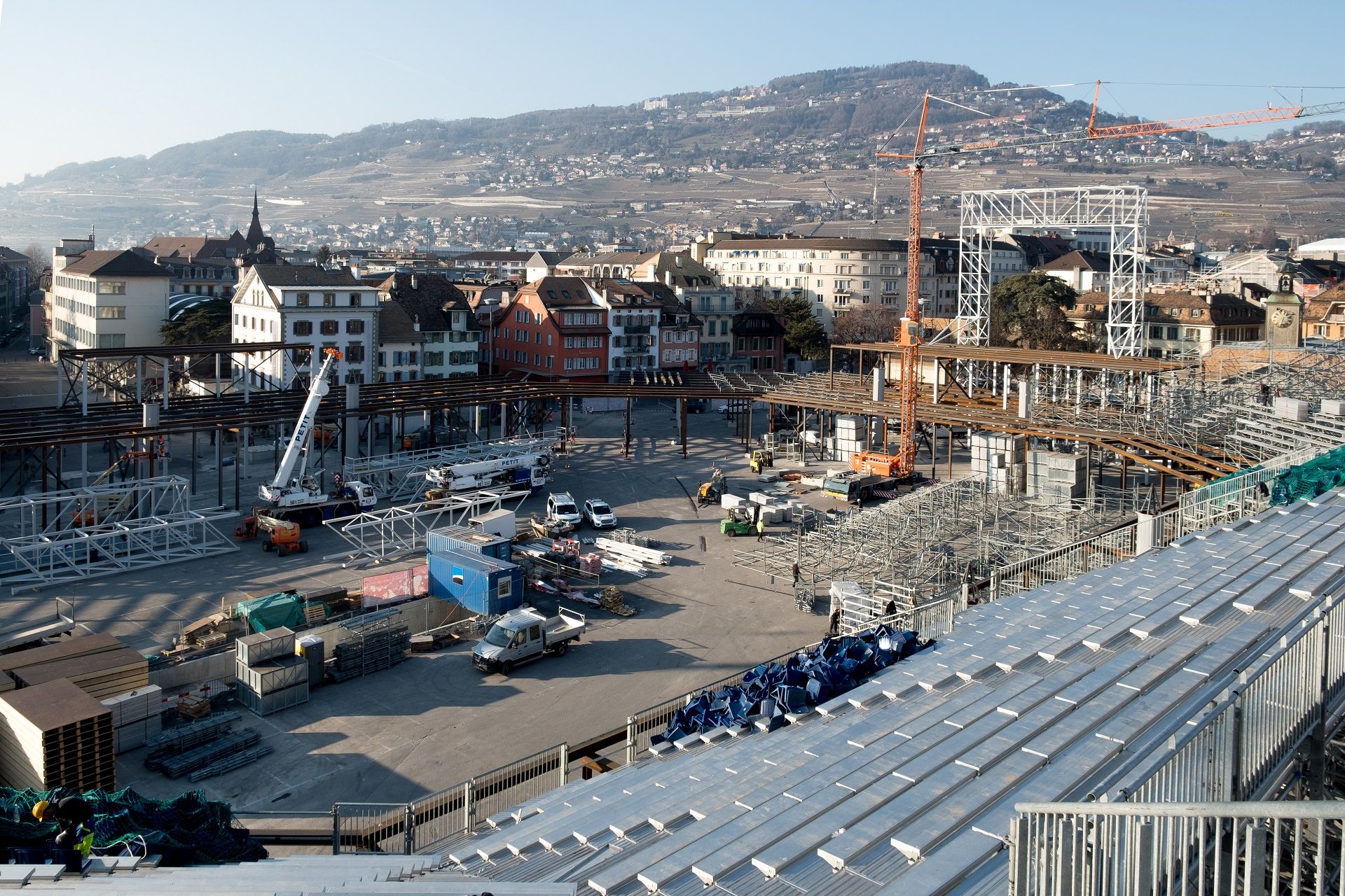 arène fête vignerons fevi2019 construction cogestim