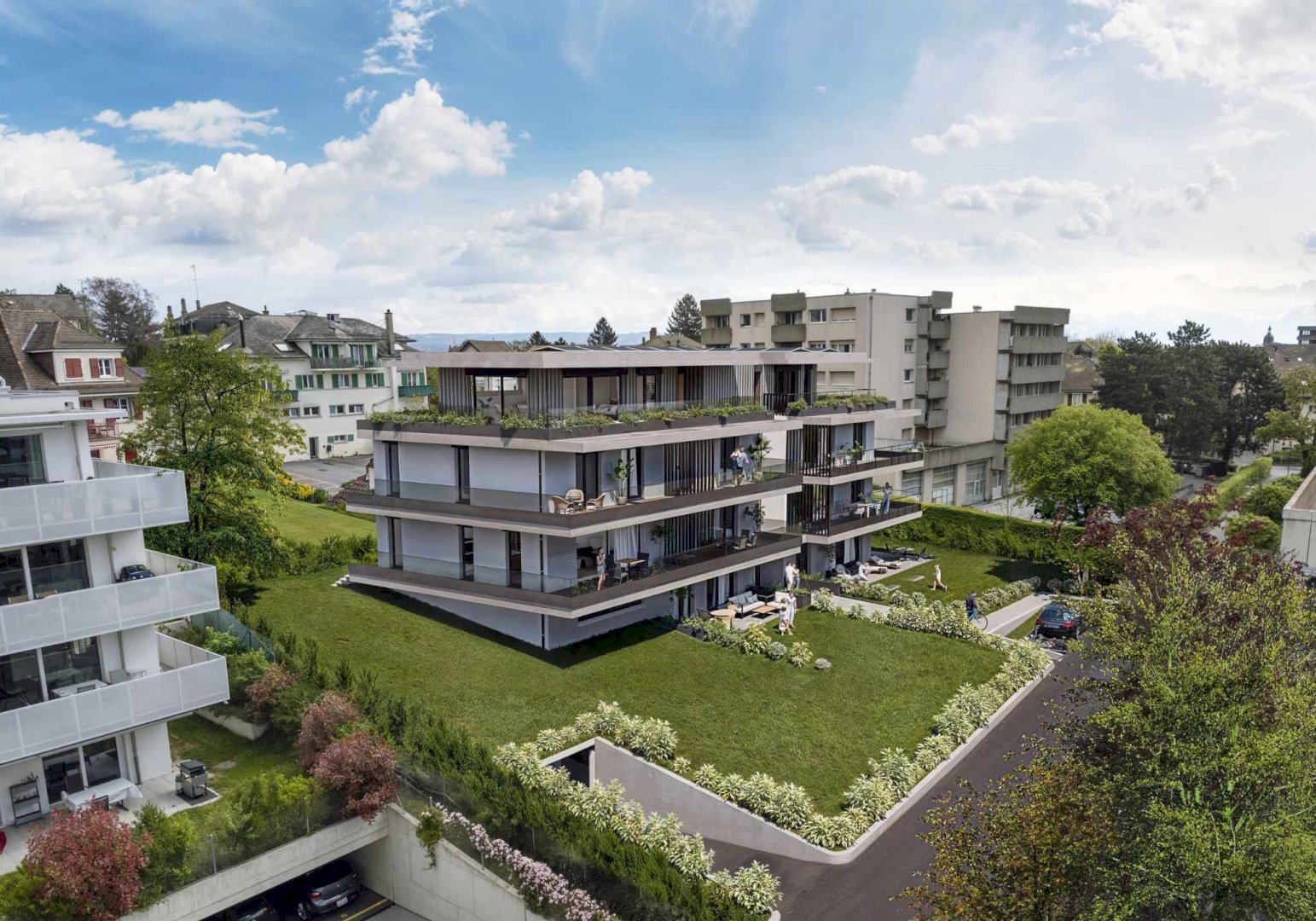 MORGES  – LOT 5 – PPE « Pré Val » appartements à vendre sur plan