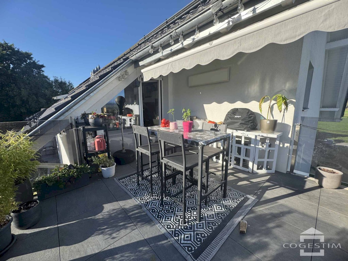 Appartement avec mezzanine
et vue dégagée