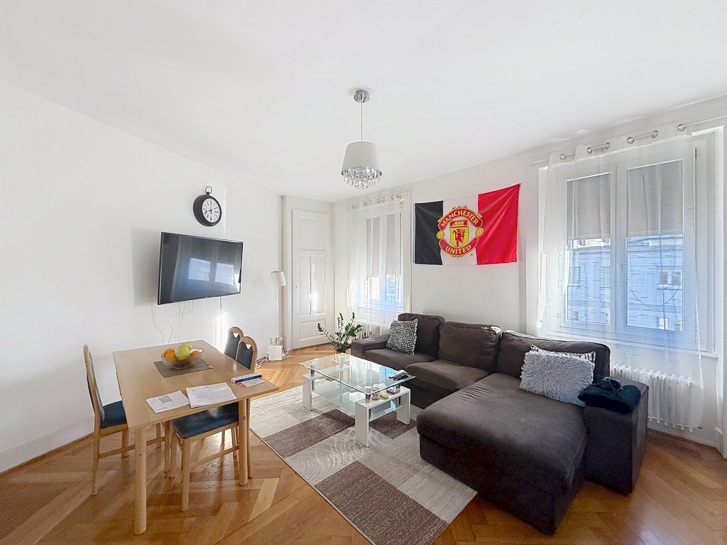 Bel appartement de 2 pièces en plein centre-ville